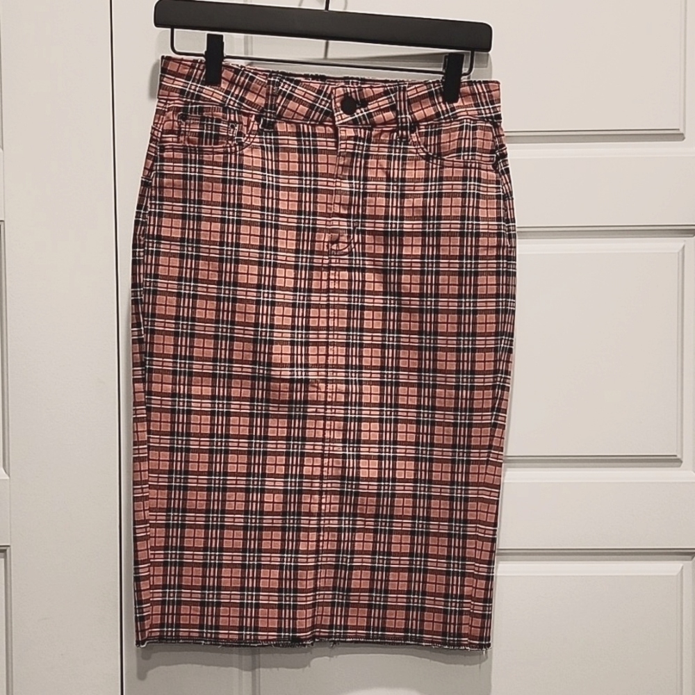 Plaid woman slim fit